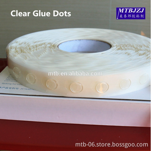 Clear Removable Glue Dots Fix Lcd Brochure